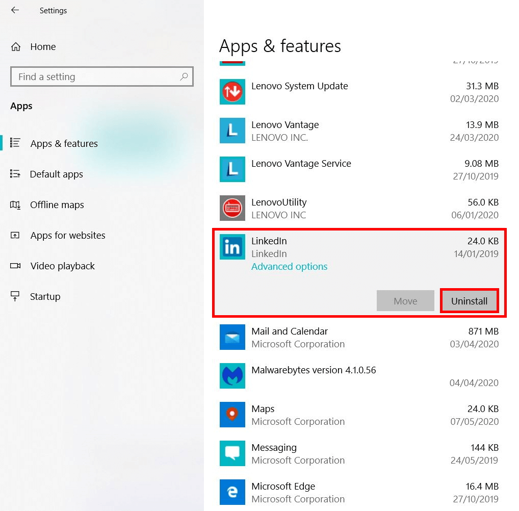 Eliminar los programas innecesarios