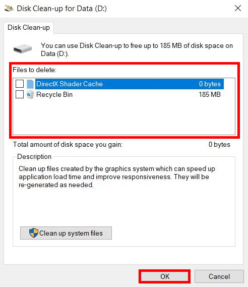 Vaciar la caché y eliminar los datos basura